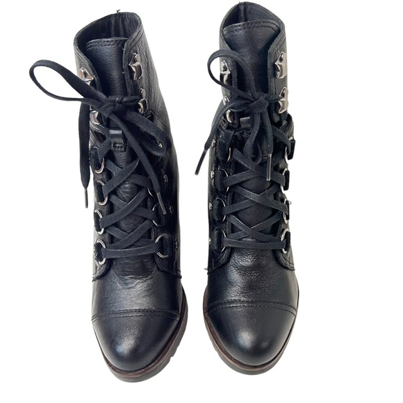 SOREL After Hours Lace-Up Wedge Boots Sz 6.5 - Picture 3 of 12